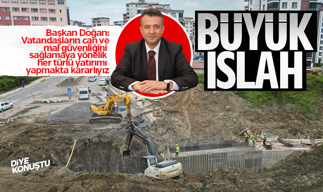 Samsun’da büyük ıslah… SASKİ son aşamaya geldi…