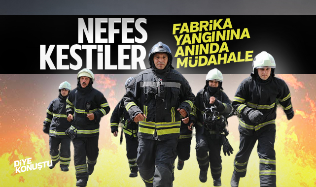 Samsun İtfaiyesi nefes kesti… Fabrika yangınına hızlı müdahale…