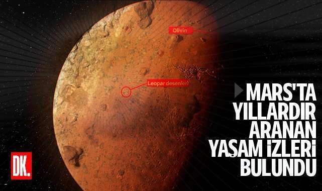 Yıllardır araştırılıyordu… Mars’ta yaşam izleri bulundu.