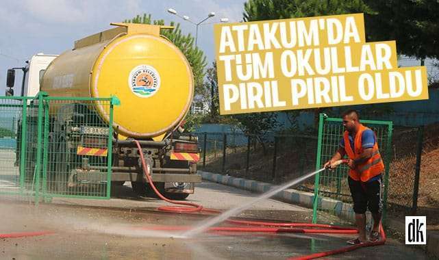 Atakum Belediyesi ilçedeki tüm okulları yıkadı