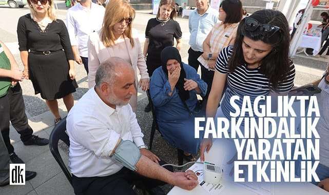 Canik Belediyesi’nden sağlıkta farkındalık yaratan etkinlik