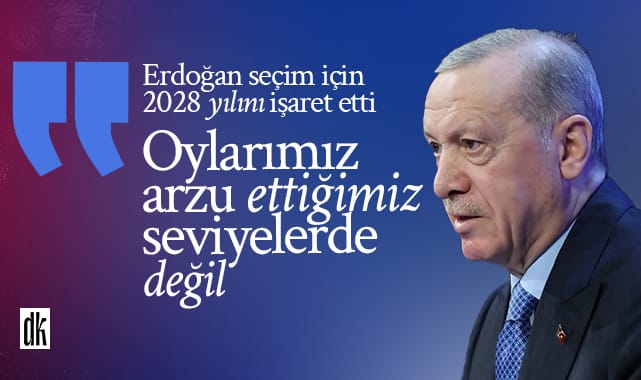 Erdoğan: Oylarımız arzu ettiğimiz seviyede değil