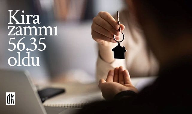 Kira zammı yüzde 56.35 oldu
