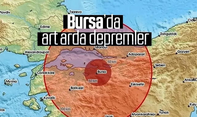 İstanbul ve çevresinde hissedildi: Bursa’da art arda depremler