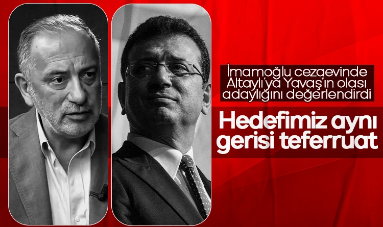 İmamoğlu, Yavaş’ın olası adaylığını değerlendirdi: Hedefimiz aynı, gerisi teferruat