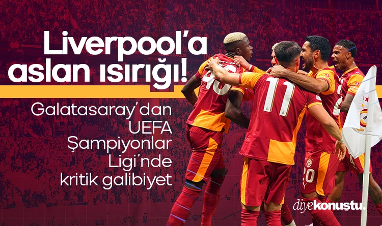 Liverpool’a aslan ısırığı! Galatasaray’dan UEFA Şampiyonlar Ligi’nde kritik galibiyet