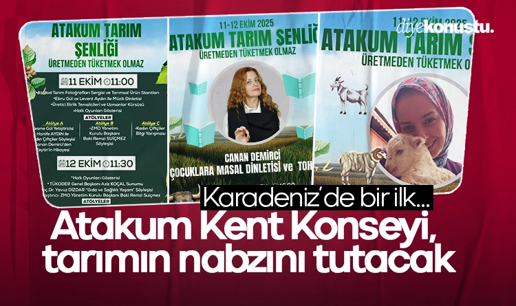 Karadeniz’de ilk! Atakum Kent Konseyi, tarımın nabzını tutacak