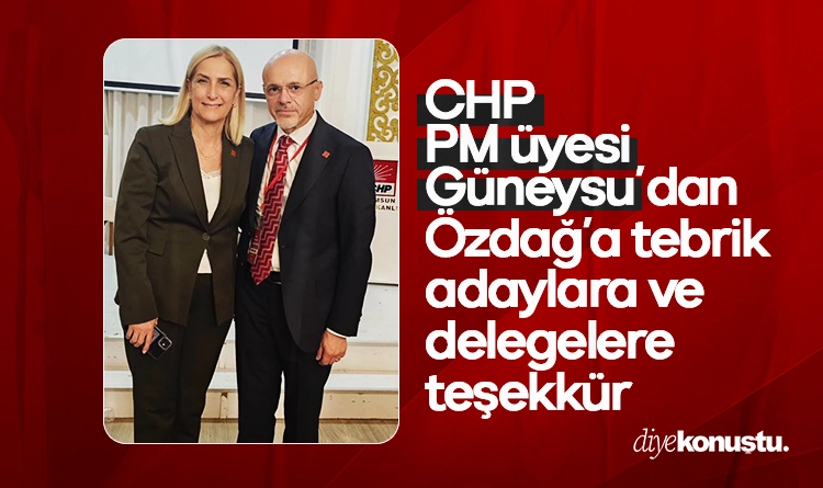 CHP PM üyesi Nazan Güneysu’dan Mehmet Özdağ’a tebrik