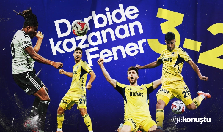5 gollü derbi! Fenerbahçe 2-0’dan maçı aldı