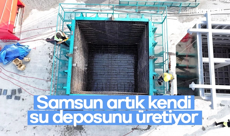 Samsun kendi su deposunu üreten şehir oldu