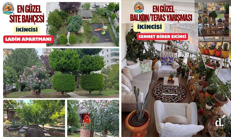 Atakum’un peyzaj şampiyonları açıklandı