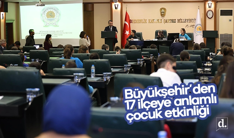Miniklerin günü: Büyükşehir’den 17 ilçeye anlamlı çocuk etkinliği