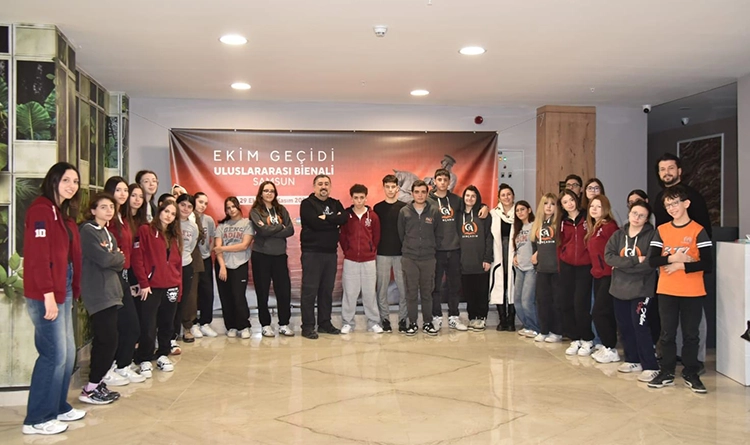 Atakum’da uluslararası sanat buluşması: Ekim geçidi bienali büyük ilgi gördü