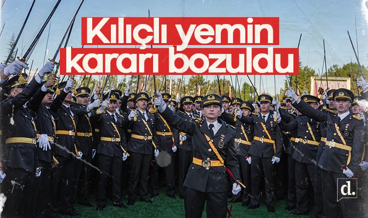 Kılıçlı yemin kararı bozuldu: O Albay için ihraç iptali