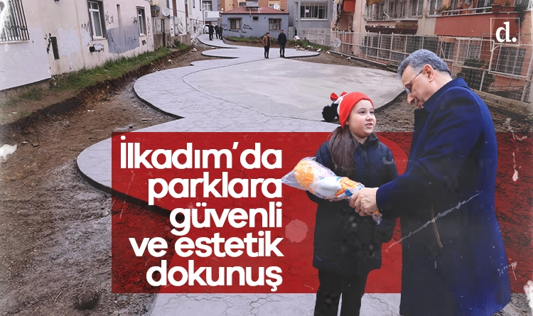 İlkadım’da parklara estetik dokunuş