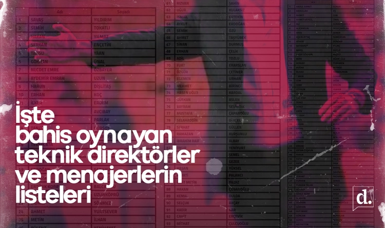 İşte bahis oynayan teknik direktörler ve menajerler