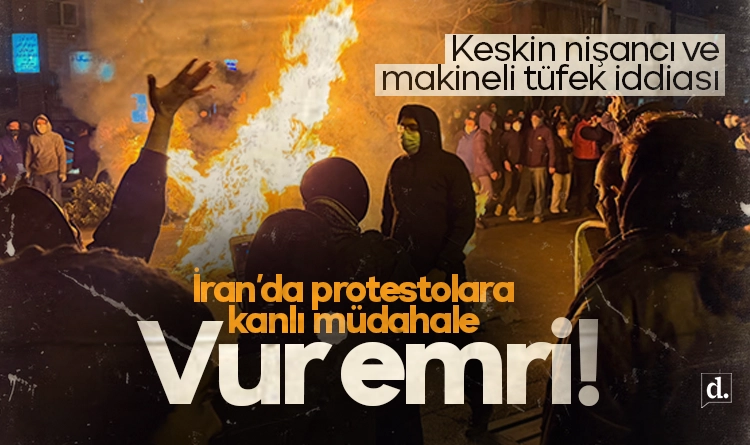 Vur emri! İran’da protestolara kanlı müdahale