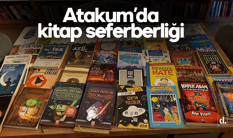 Atakum’da kitap seferberliği: Öğrenciler 10 binden fazla kitapla buluştu