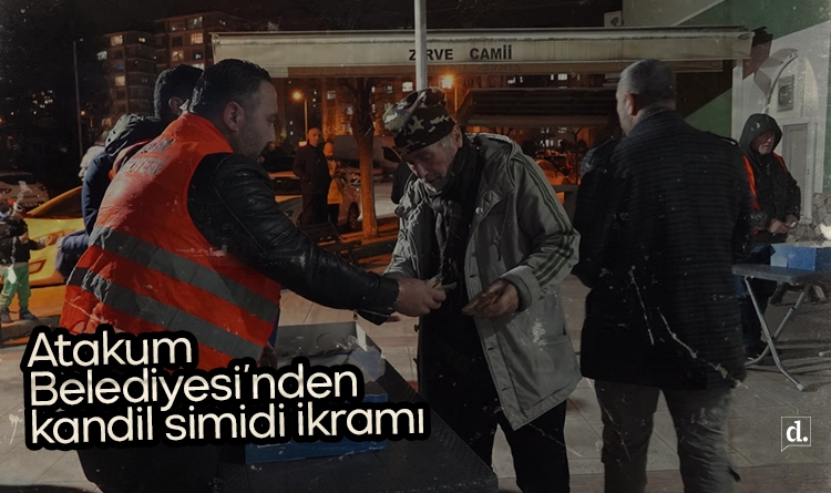 Atakum Belediyesi’nden kandil simidi ikramı
