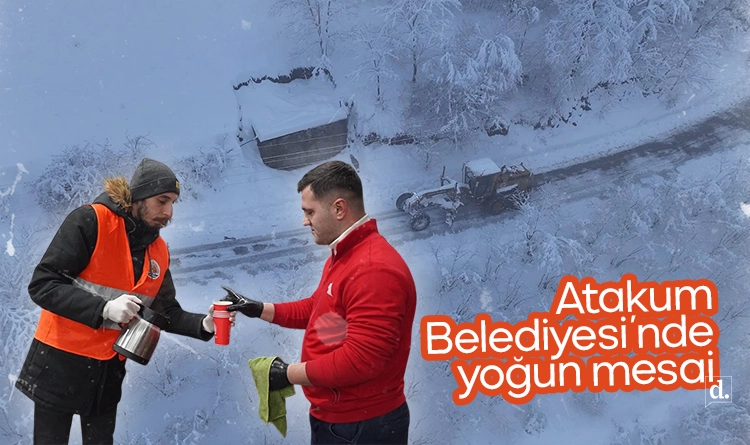 Atakum Belediyesi’nden yoğun mesai
