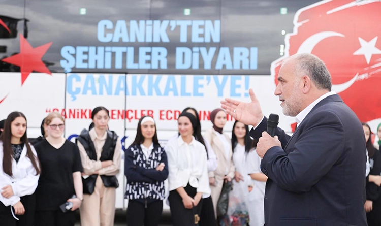 Canik Belediyesi’nden öğrencilere Çanakkale yolculuğu