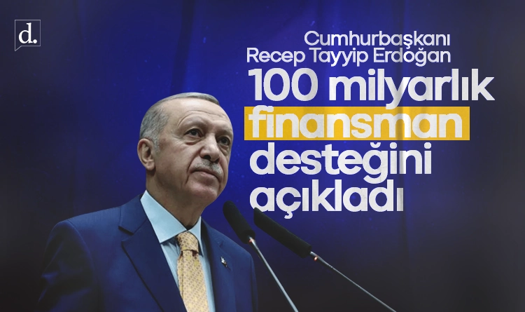 Erdoğan açıkladı: İmalat sanayine 100 milyar liralık finansman desteği