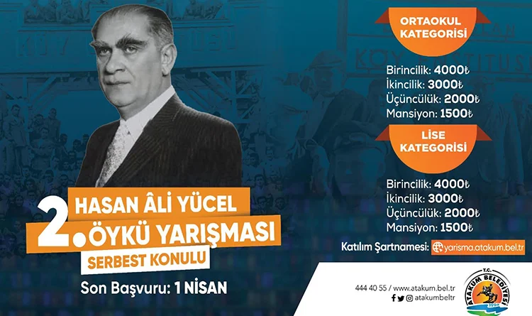2. Hasan Ali Yücel Öykü Yarışması başvuruları başladı