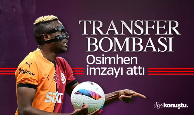 Transfer bombası! Osimhen imzayı attı