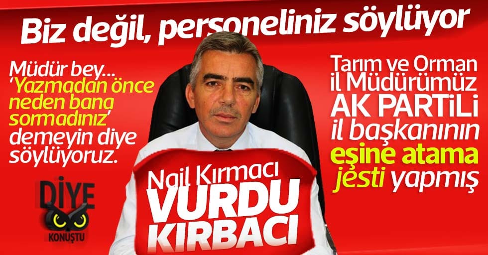 Samsun'da il müdüründen AK Partili il başkanının eşine atama jesti