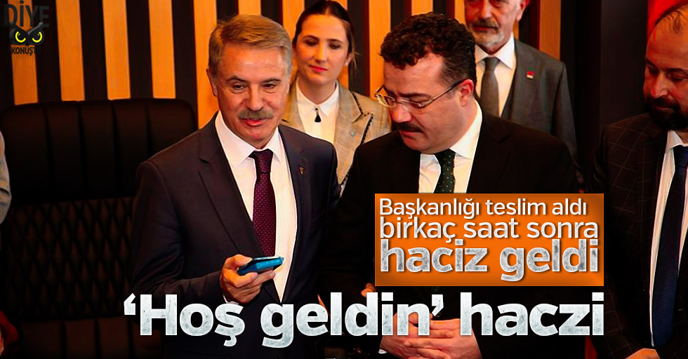 Deveci’ye ‘Hoş geldin’ haczi