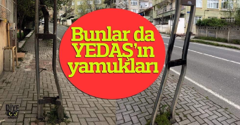 Samsun'da tehlike! İşte YEDAŞ’ın yamuk direkleri