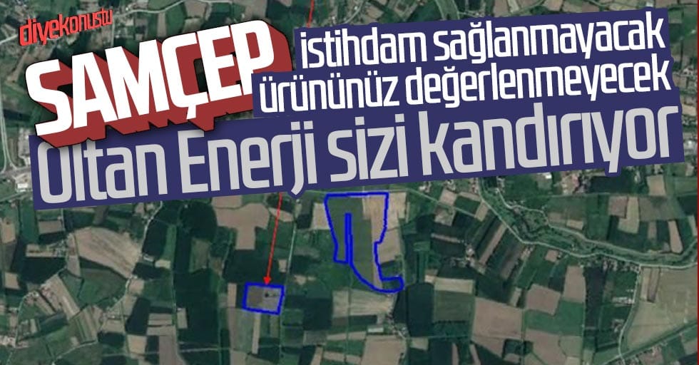 Samsun Çarşamba Ovası’nda santral eylemi