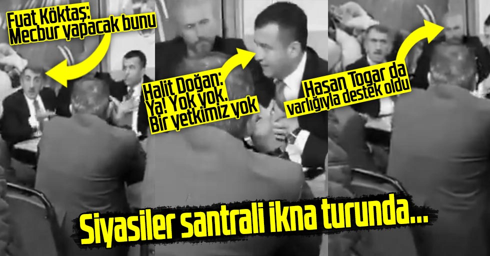 Samsun’da siyasiler santral mesaisinde