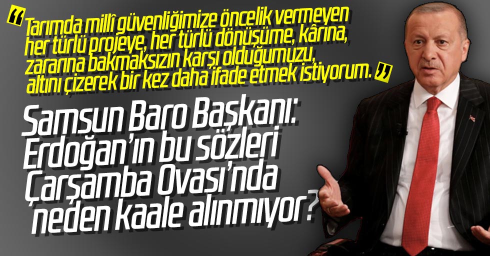 Samsun Baro Başkanı Gürbüz’den Erdoğan’lı santral sorusu?