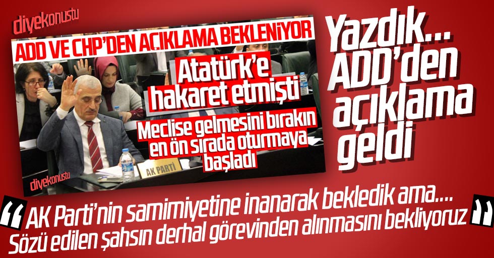 Yazdık ve sorduk, ADD’den beklenen açıklama geldi