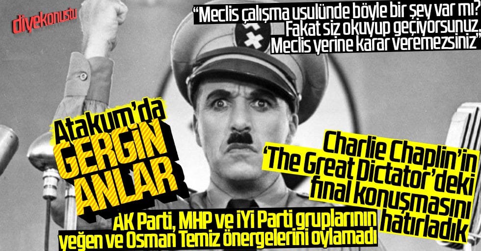 Atakum Belediye Meclisi’nde yeğen ve Osman Temiz gerginliği