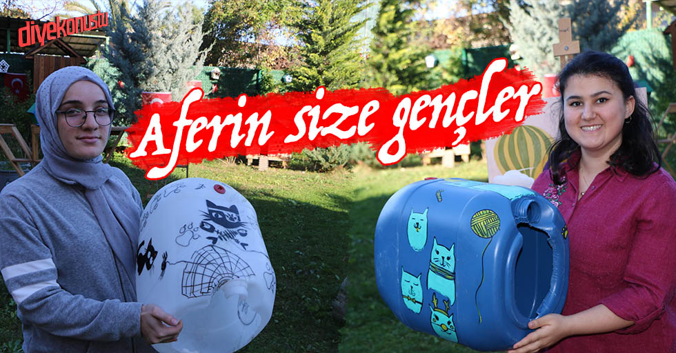 Samsun’da öğrencilerden alkışlanacak hareket