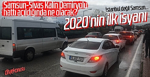 Samsun’da İstanbul trafiği isyanı!