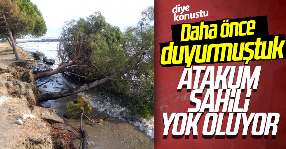 Samsun’da Atakum sahilini erozyon vuruyor!