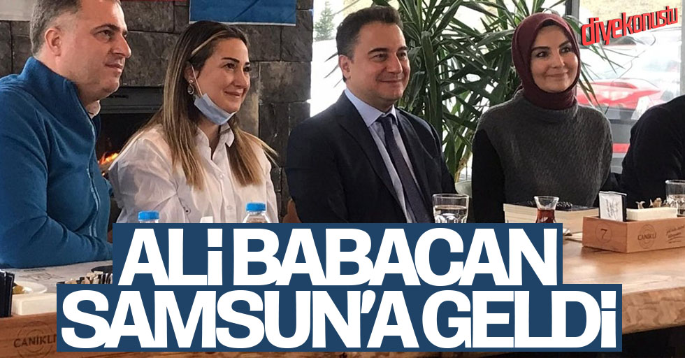 Ali Babacan Samsun’a geldi