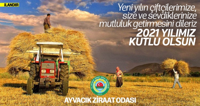 Ayvacik Ziraat Odasindan Yeni Yil Mesaji Jpg