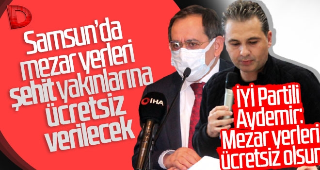 Iyi Partiden Mezarlik Fiyatlari Baskisi Samsunda Mezarlar Sehit Yakinlarina Ucretsiz Olacak Jpg