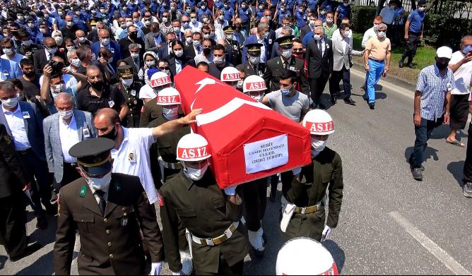 Samsun Sehidini Ebediyete Ugurladi Jpg