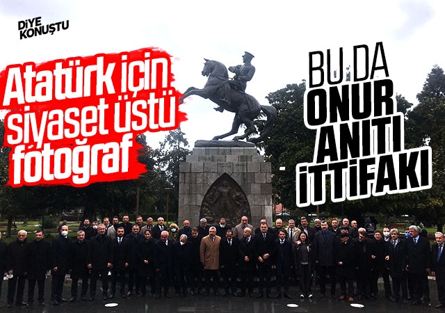 Samsunda Siyasilerden Onur Aniti Ittifaki Pozu Jpg