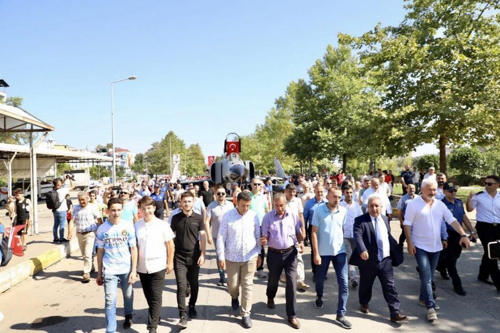 Çarşamba’da şehit pilot anısına savaş uçağı
