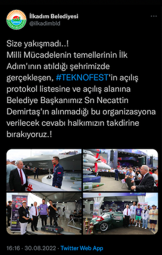TEKNOFEST Karadeniz’de protokol krizi: Belediye Başkanını alana almadılar