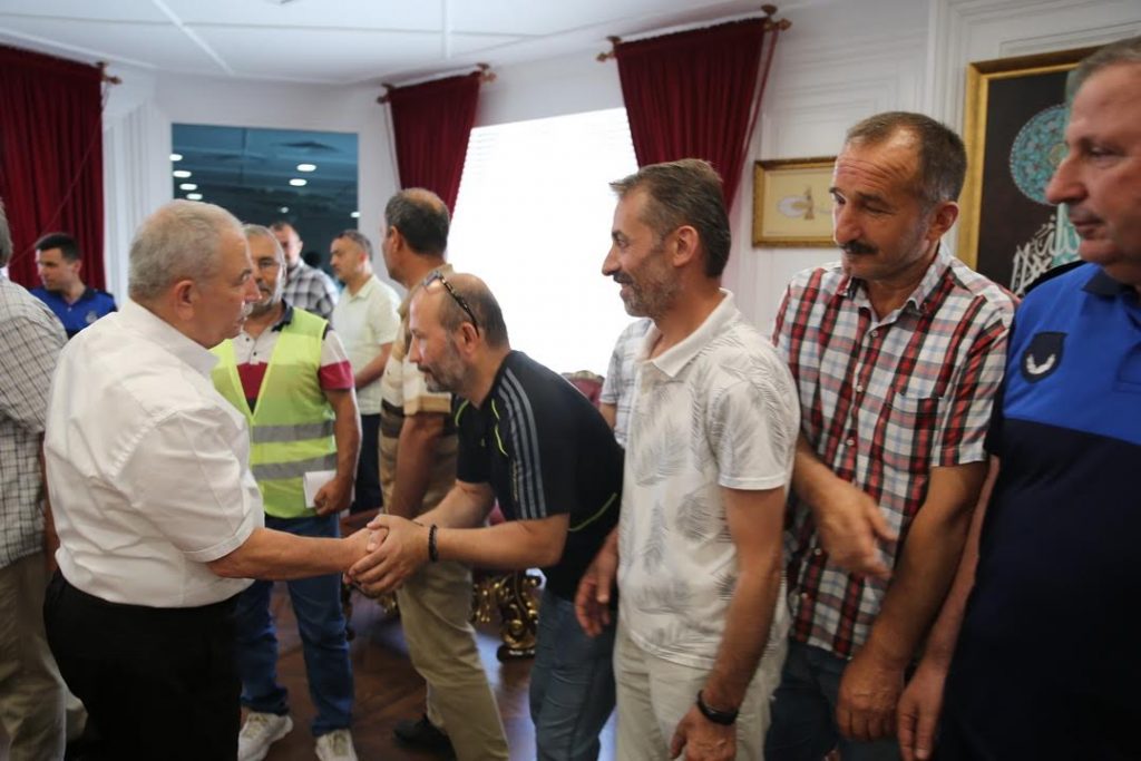İlkadım Belediyesi’nde kadrolu işçiye yüzde 41.83’lük zam