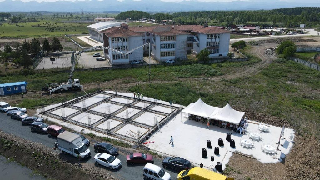 Terme Pide Evi’nin temeli atıldı Terme Pide Evi’nin temeli atıldı
