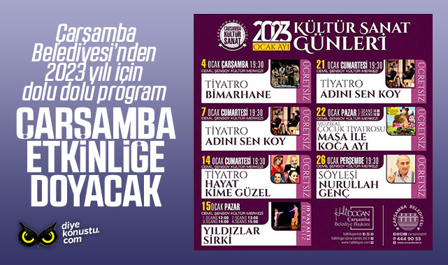 Carsambalilar Etkinlige Doyacak 2023 Yili Icin Dolu Dolu Program 7447 Jpg 2