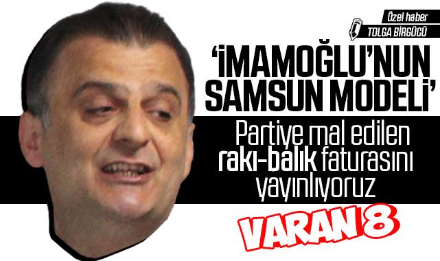 Samsun CHP’den rakı-balık lokantasına 200 kişilik fatura